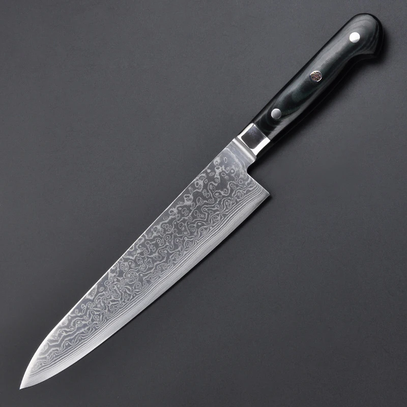Кухонный нож VG10 японские поварские ножи из дамасской стали Gyuto нержавеющей резак