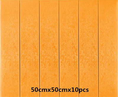 50cmx50cmx10pcs Ретро дерево зерна доска шаблон 3d настенные наклейки водонепроницаемый пена гостиная спальня детская комната украшения самоклеящиеся обои - Цвет: 50cmx50cmx10pcs