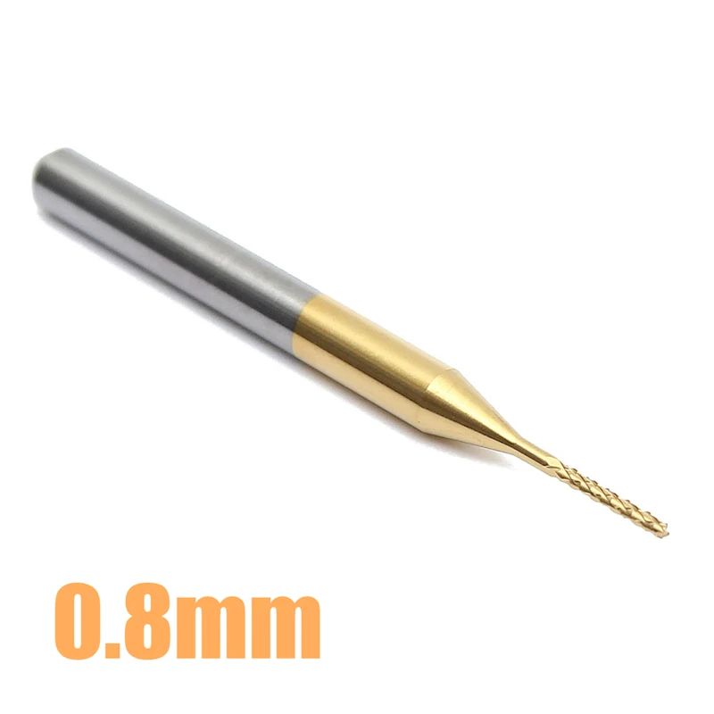 Вольфрамовая сталь титановая шубка твердосплавная Концевая фреза