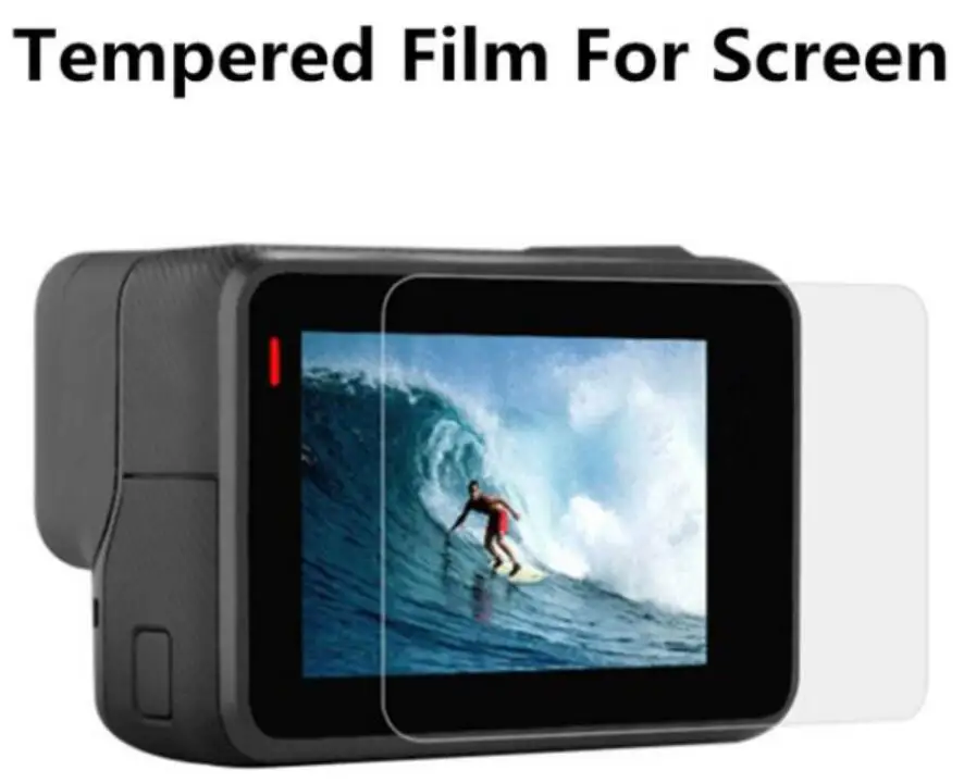 2.5mm Ultra slim Tempered Film For lens Protector Screen Go Pro Hero 7 6 5 Black Action Camera | Электроника