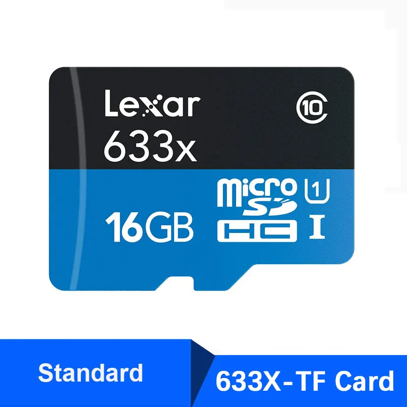633X-16GB-standard Флешка Lexar Micro SD 128 GB 256 gb 16 GB 32 ГБ Памяти высокоскоростная карта до Max 95 м/с 64 Гб Class10 микро сд картао де memoria TF флэш-карты - Емкость: 633X-16GB-standard