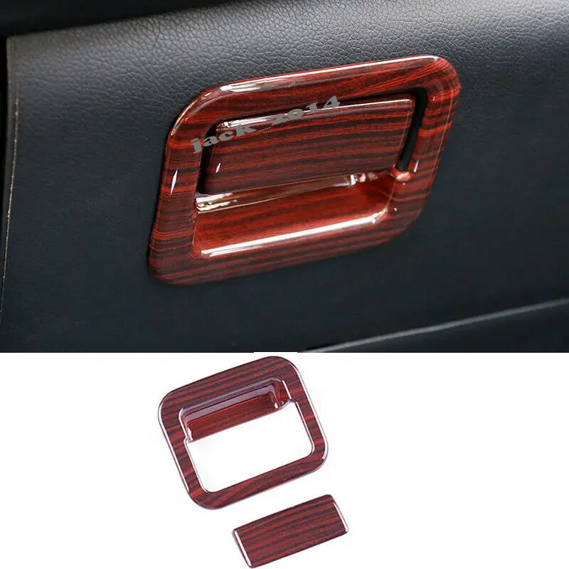 Peach wood grain Interior Storage Box Handle Cover Trim For Toyota RAV4 2016 2017 2018 | Автомобили и мотоциклы