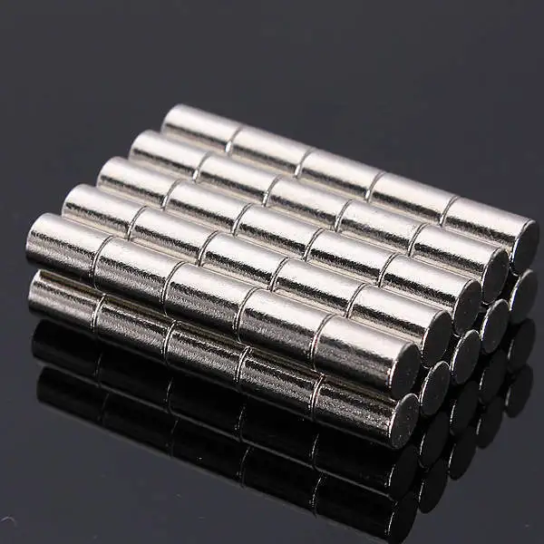 

50pcs N52 Strong Cylinder Magnets Rare Earth Neodymium 4*6MM