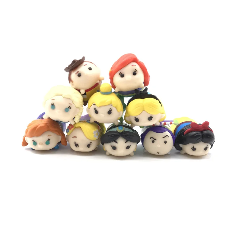 10 шт./компл. Kawaii миниатюрные игрушки из ПВХ Мстители и принцесса|figure toy|princess figurestoys