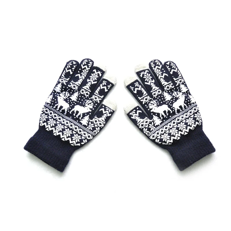 1 пара вязаных перчаток сохраняют тепло ветрозащитные противоскользящие