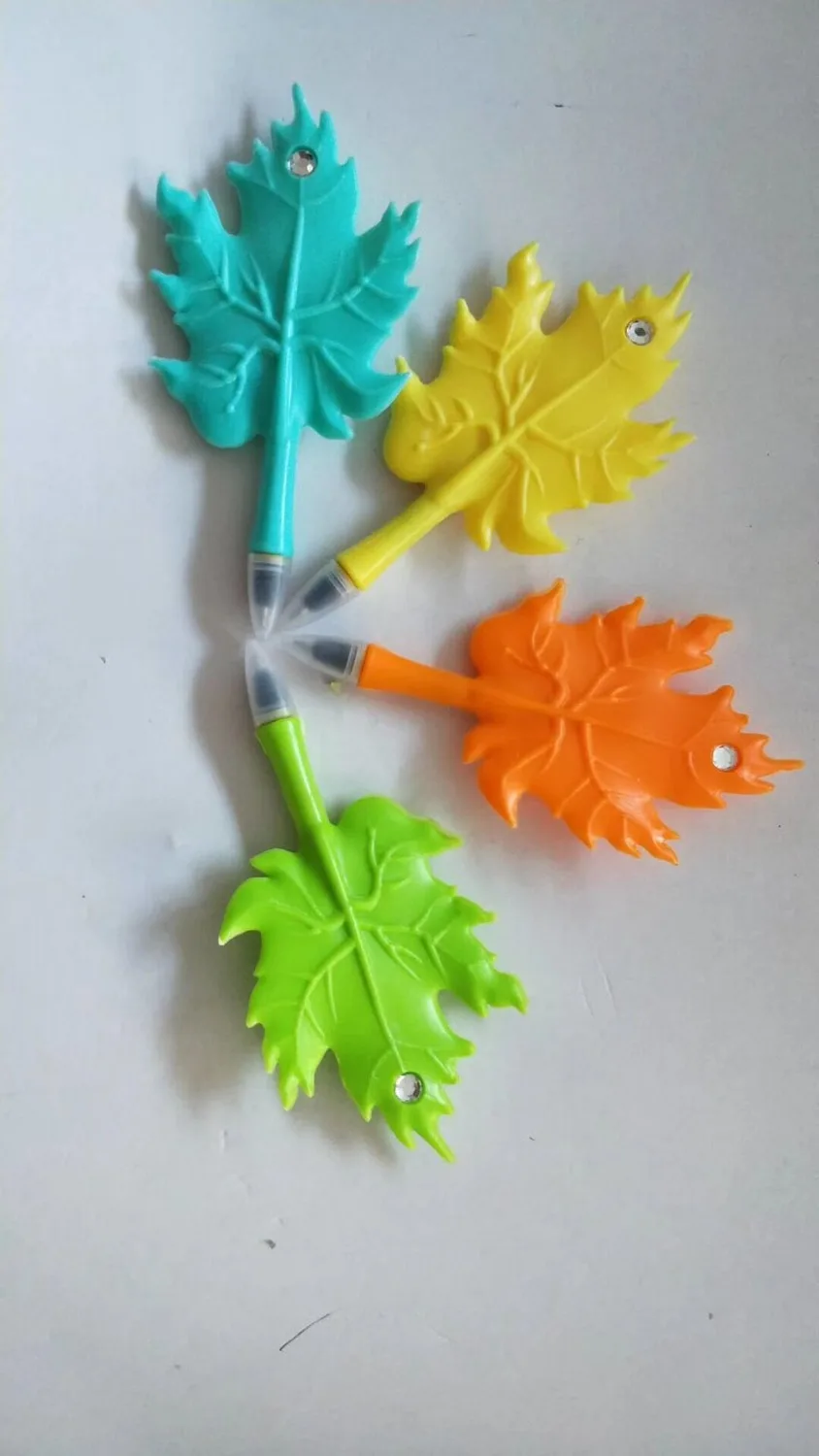 

[Free shipping] NEW !Promotional Craft pen, Leaf Shape pens with Magnetism !! 30pcs /lot