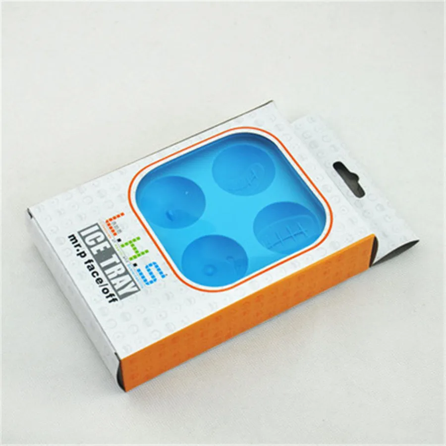 2 шт./лот форма для льда Форма ледяных кубиков сделает забавное лицо силиконовая