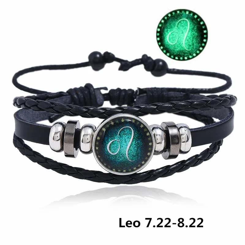 Дропшиппинг 12 созвездий Шарм женский браслет Знак зодиака и браслеты мужские