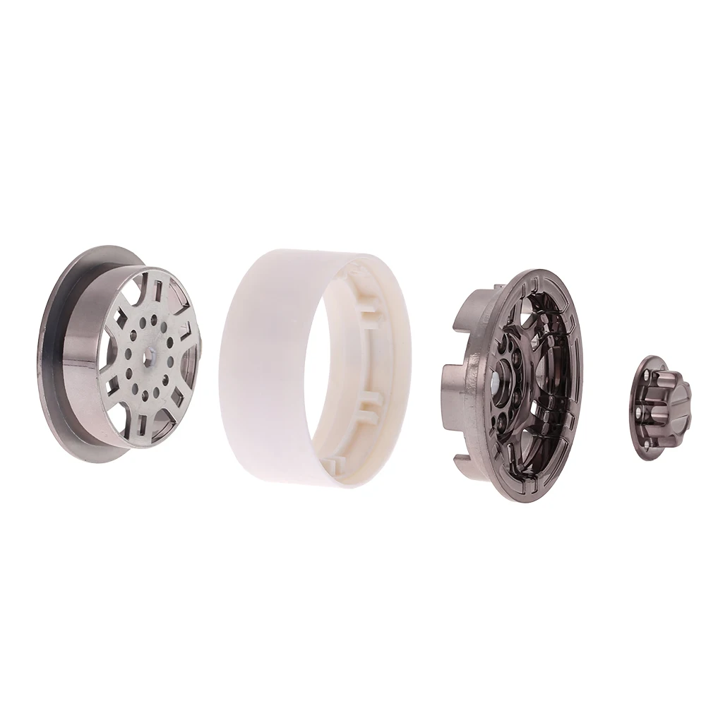 4 шт., AX-616GL, 1,9 дюйма, покрытие Beadlock, обод колеса, ступица для радиоуправляемого автомобиля 1/10, рок-гусеничный D90 SCX10, осевой RC4WD TF2, запчасти для радиоуправляемого автомобиля
