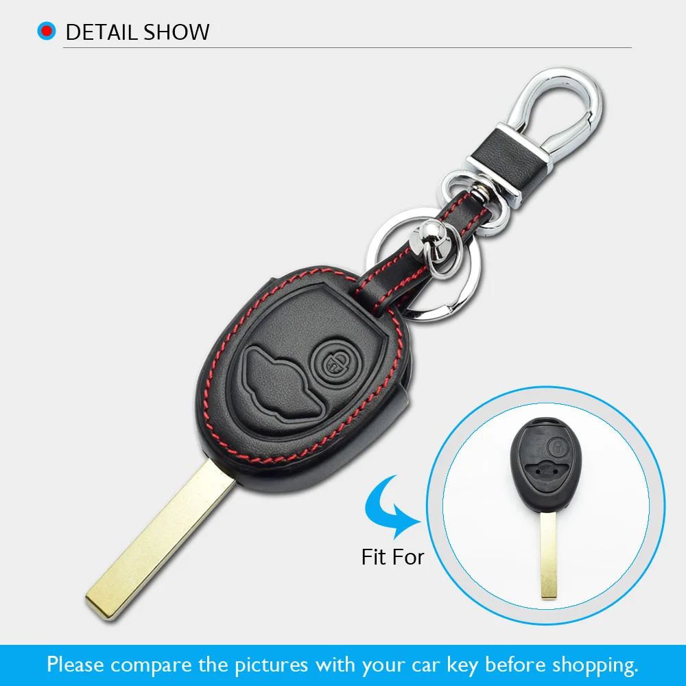ATOBABI 1 Кнопка кожаный чехол для ключей автомобиля брелок аксессуар BMW 2002 2007 Mini Cooper