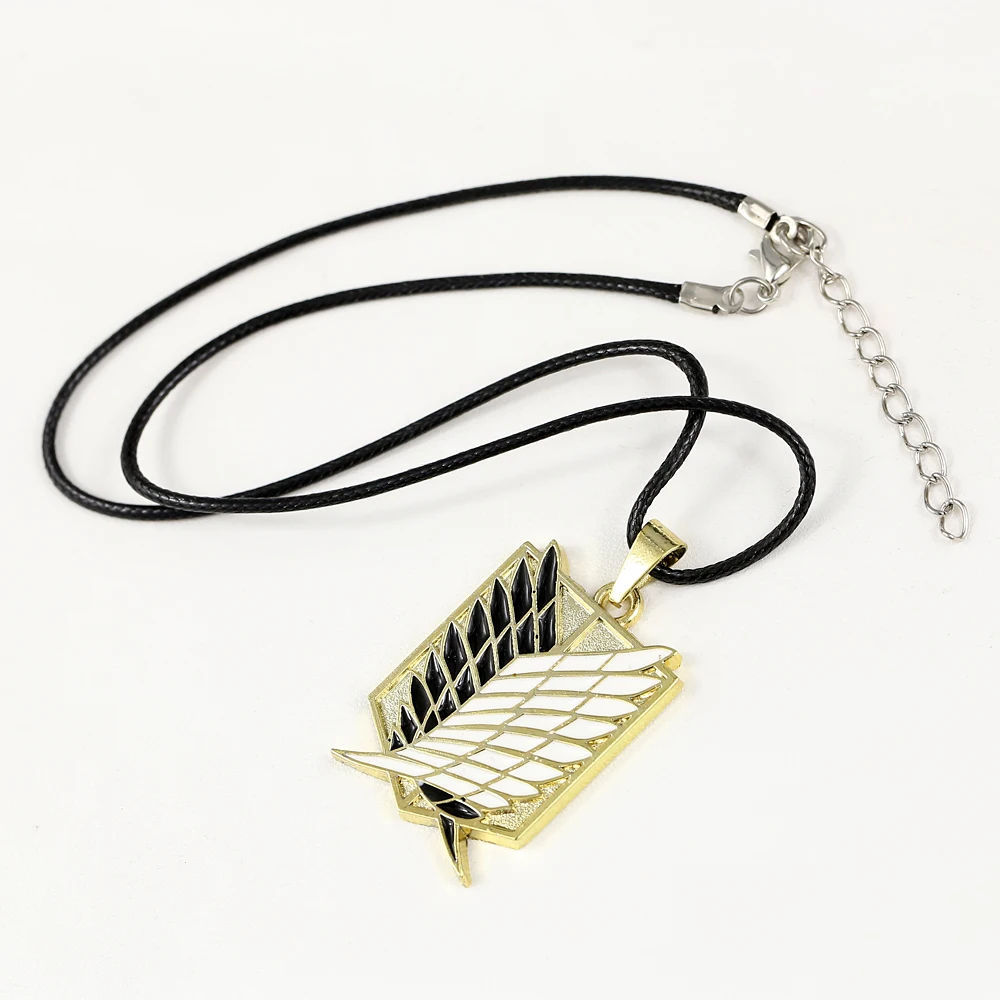 MJ ювелирное аниме Attack on Titan Scout Regiment Charm кулон ожерелье для косплея ювелирные