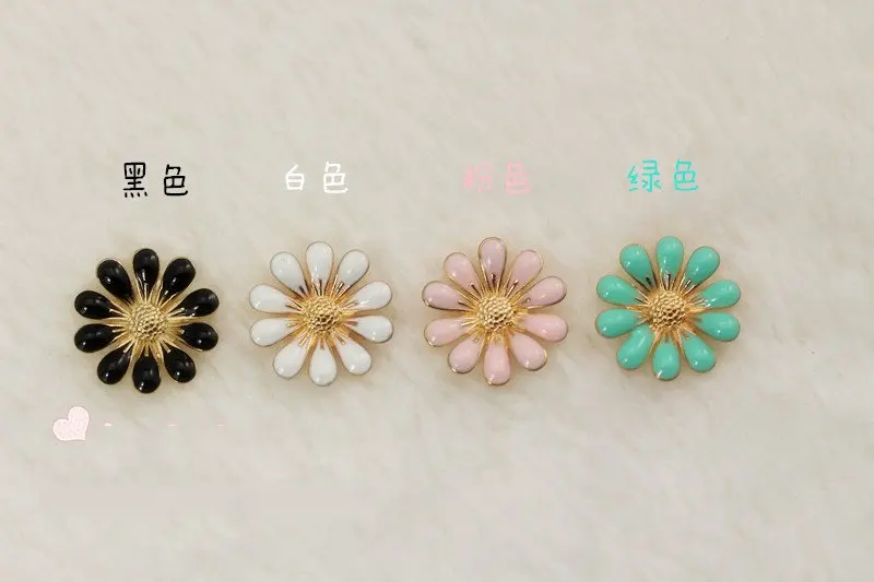 Новый 50 шт. капли масла Core цветок DIY Jewelry браслет Цепочки и ожерелья подвеска