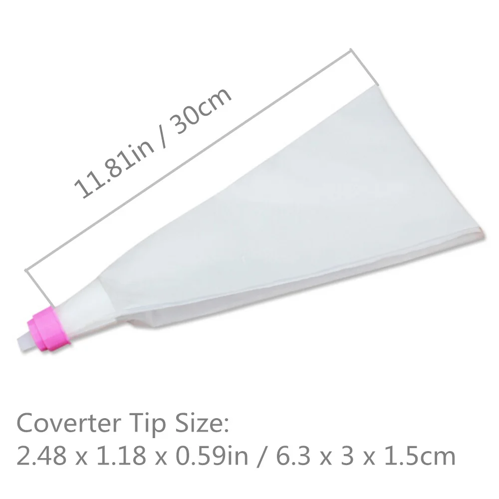 Двухцветный трубчатый конвертер наконечники адаптер с 5 насадками для