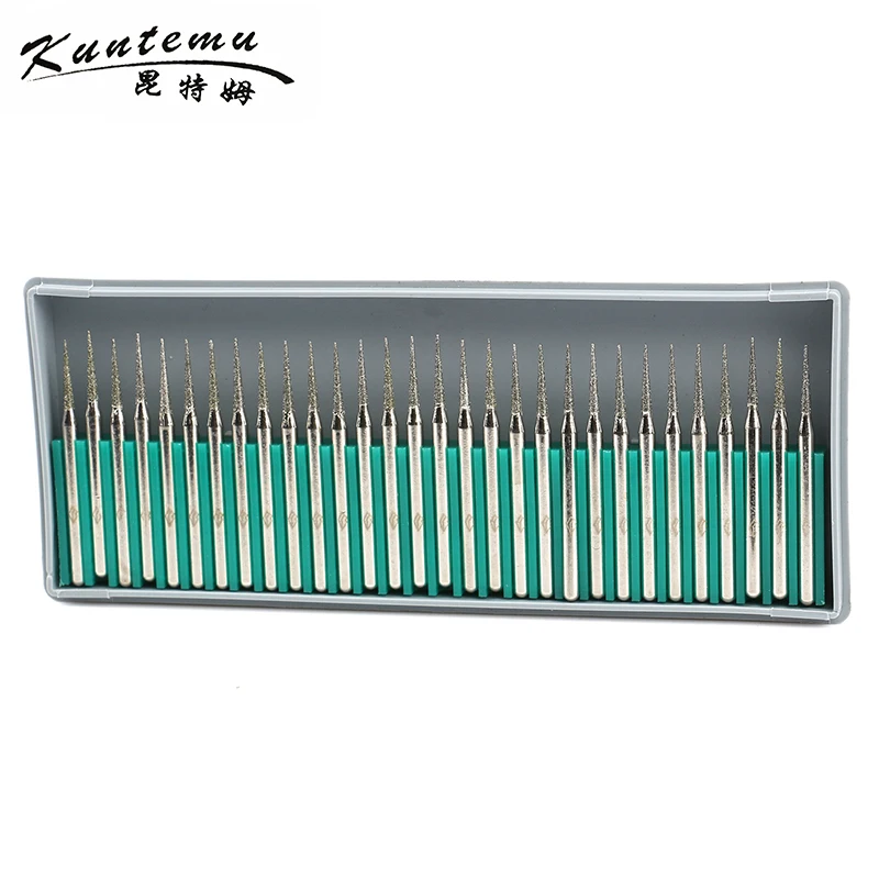 Фото Free Shipping 30pcs Cone Head Diamond Mounted Points Grinding For Jade Metal Wood Polishing Free Shipping 30pcs Cone Head Diamond Mounted Points Grinding For Jade Metal Wood Polishing