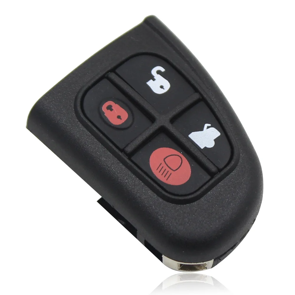 Новый Rerlacement 4 кнопки дистанционного ключа Fob чехол для ремонта Jaguar X Тип S XJ XK XJR XF E