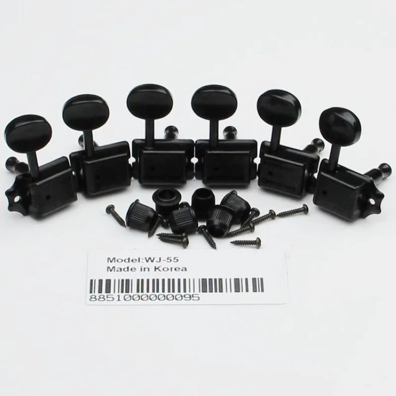 

WILKIINSON Deluxe 6 встроенных черных винтажных тюнеров для ST/TL WJ-55