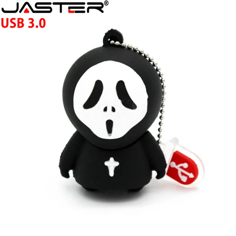 Usb флеш-накопитель 32 ГБ 3,0, силиконовая ручка дьявола, 128 ГБ, 16 ГБ, 8 ГБ, 4 Гб, usb карта памяти, 64 ГБ, с Рождеством/Хэллоуином/подарком