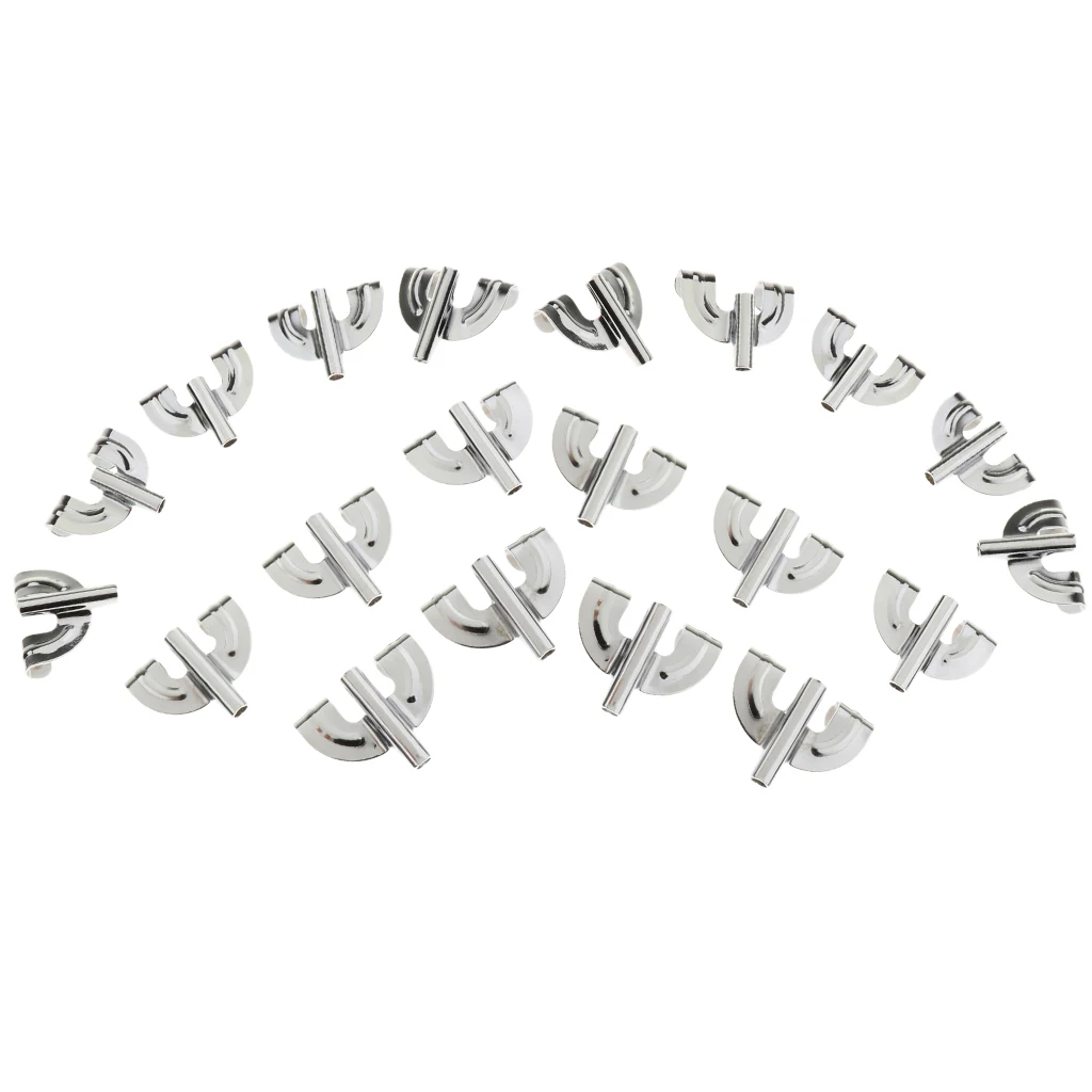 20 шт. сменный барабан с серебряным железным покрытием зажим для басов | Спорт и