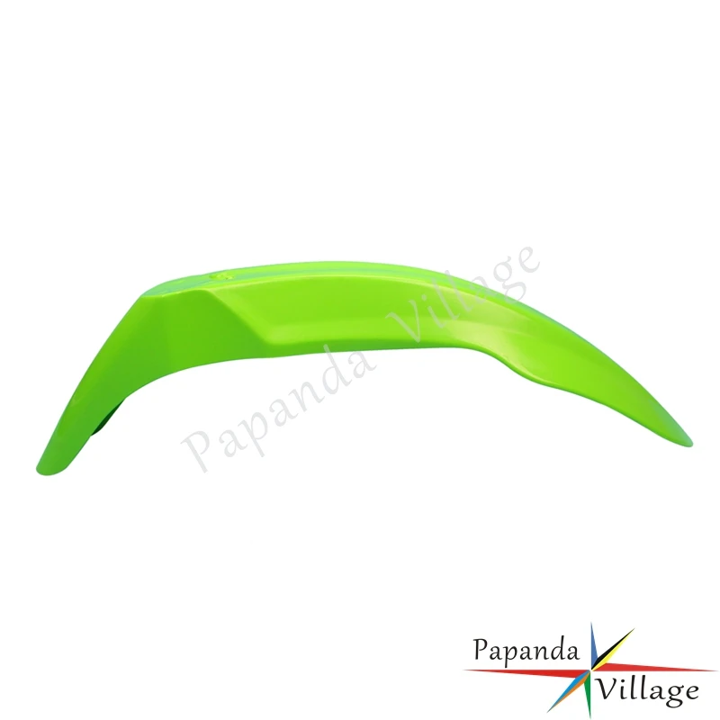 

Papanda ABS Plastic Motorbike Green Front Fender Mudguards Protector Dirt Bike Universal for Kawasaki KX125 KX250 KX500