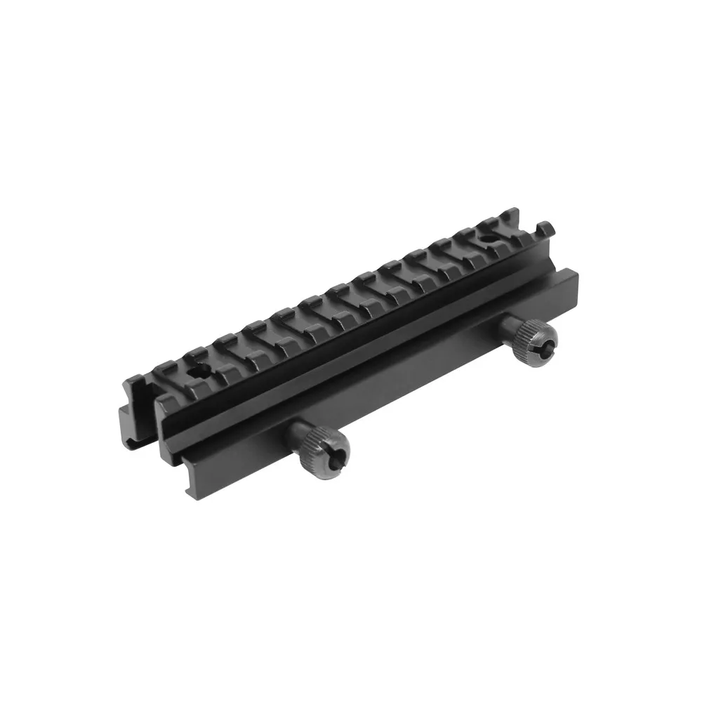Винтовка Bipod 14 слотов Weaver Picatinny Rail Mount Riser Base caza accesorios Gun Adapter ласточкин хвост
