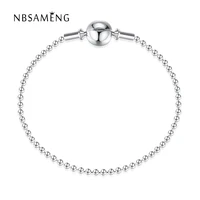 authentic 100 925 sterling silver essence collection original beaded bracelet fit women charm bangle diy fine jewelry
