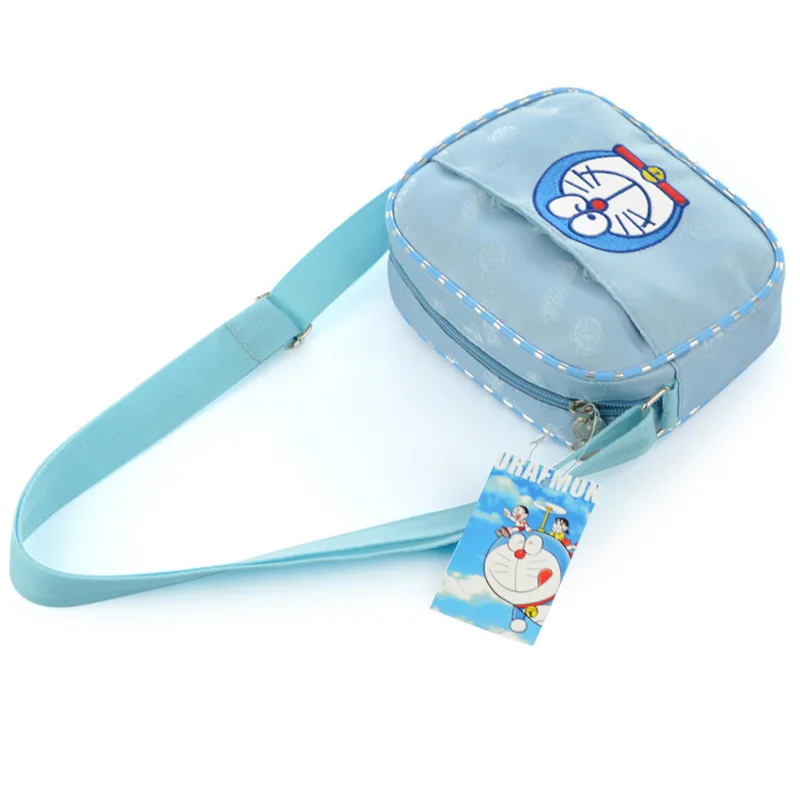 Crossbody bag Новая детская школьная сумка Doraemon для девочек, милый рюкзак небесно-голубого цвета, школьная сумка с рисунком, 15 дюймов, для учеников, Kuwaii, рюкзак, рюкзак - Цвет: Crossbody bag