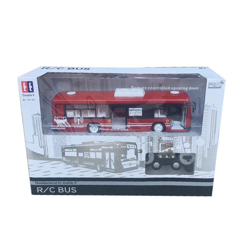 

Simulation Electric Remote Control RC Bus Public transport E635 2.4G Auto Open Door Simulation light Sound Kids Electric RC Car