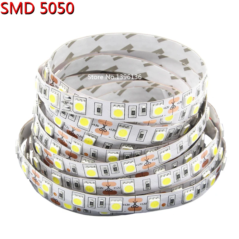 10 М (5 м + 5 м) RGB 5050/2835/3014 Светодиодные полосы света 60LED/м Не Водонепроницаемый