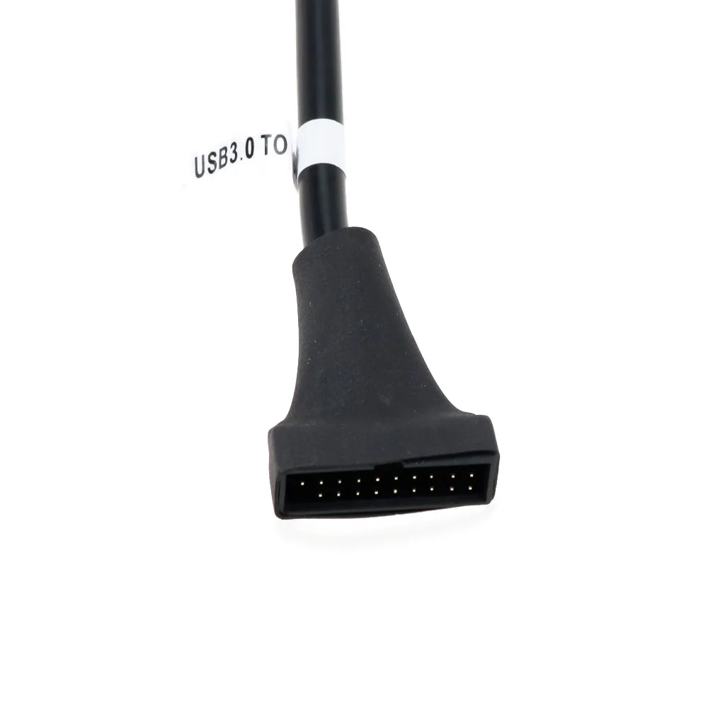 YuXi черный 19/20 Pin USB 3 0 Женский к 9 2 Мужской материнской платы заголовок адаптер Шнур