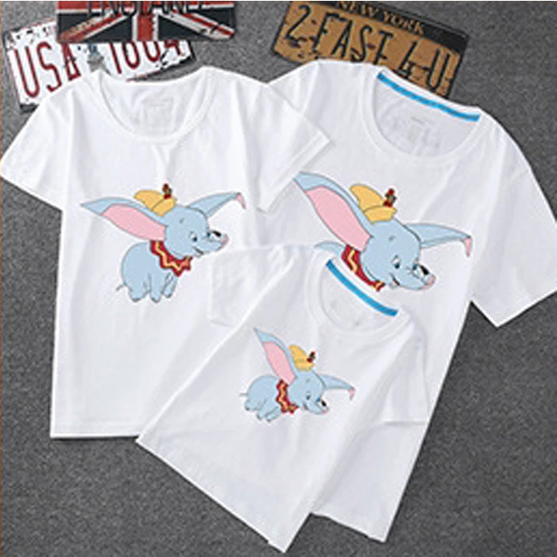 Новая Одинаковая одежда для всей семьи лето 2019 Детская футболка с изображением