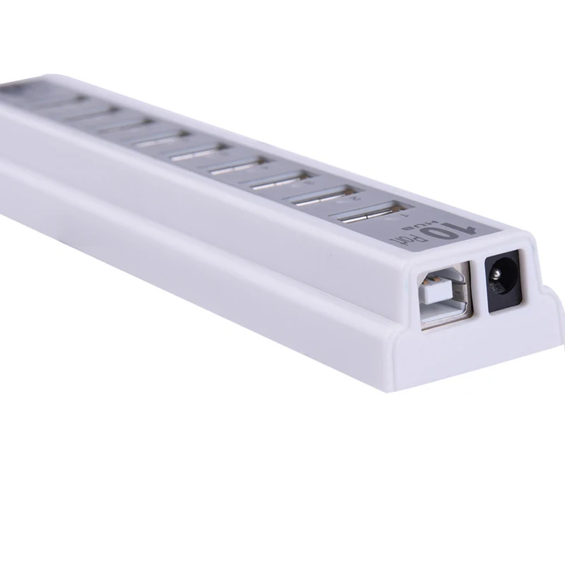 Штепсельная Вилка EU/US 10 портов USB 2 0 концентраторы с AC питания компьютера