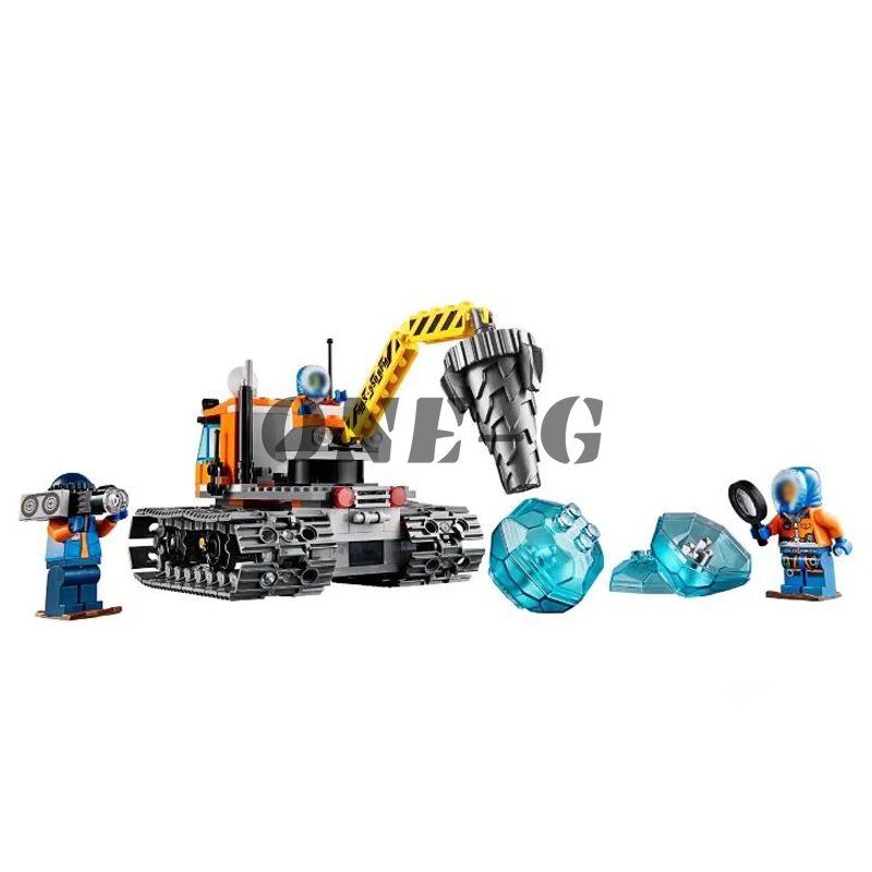 Совместимость с legoinglys City 60036 строительные блоки 10442 783 шт кирпичи Arctic Base Camp фигурки