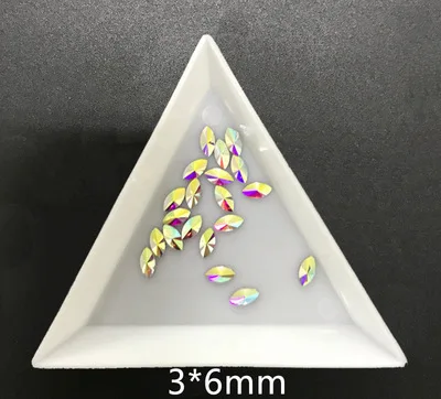 E012 Miolet 10 шт., Стразы для ногтей с кристаллами, AB, 3D, для украшения ногтей, плоская задняя сторона, капли воды, стекло, для ногтей, камень, сделай сам, блестящий маникюр - Цвет: E012