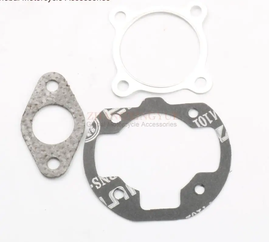 Cylinder gasket 70cc большой диаметр цилиндра комплект и коленчатый вал и поршень комплект для Yamaha BW Bump Easy NG 50 слайдер цель Zuma II 50cc 47 мм/10 мм 2 T - Цвет: Cylinder gasket