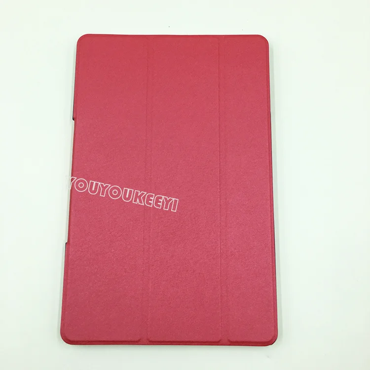 Red Ультра тонкий 3 раза Folio PU Стенд чехол для FENGXIANG 10,1 дюймов 4G LTE Восьмиядерный ips планшетный ПК+ 3 Подарки - Цвет: Red