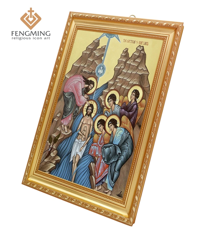 Высокое качество Пластиковые ремесла византийского искусства для теофани икона