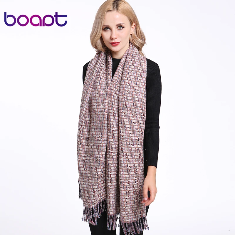 [boapt] ткачество форма кашемир смешанный женский пол полоса роскошь марка леди
