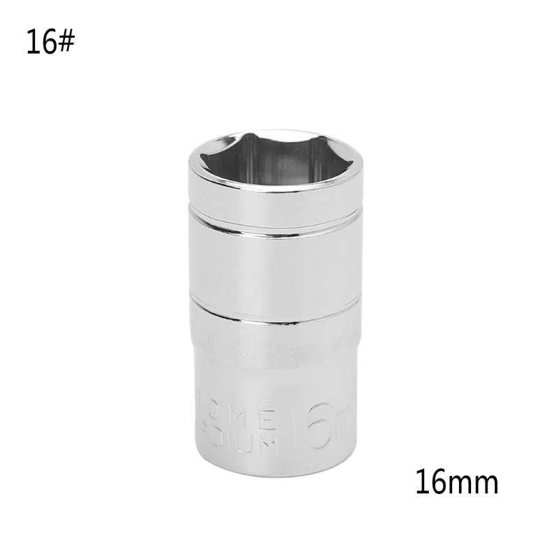 size16 Стандартный гнездо для ключа 1/" Drive 8-32 мм метрики мм 6 Точка мост Гайка - Цвет: size16