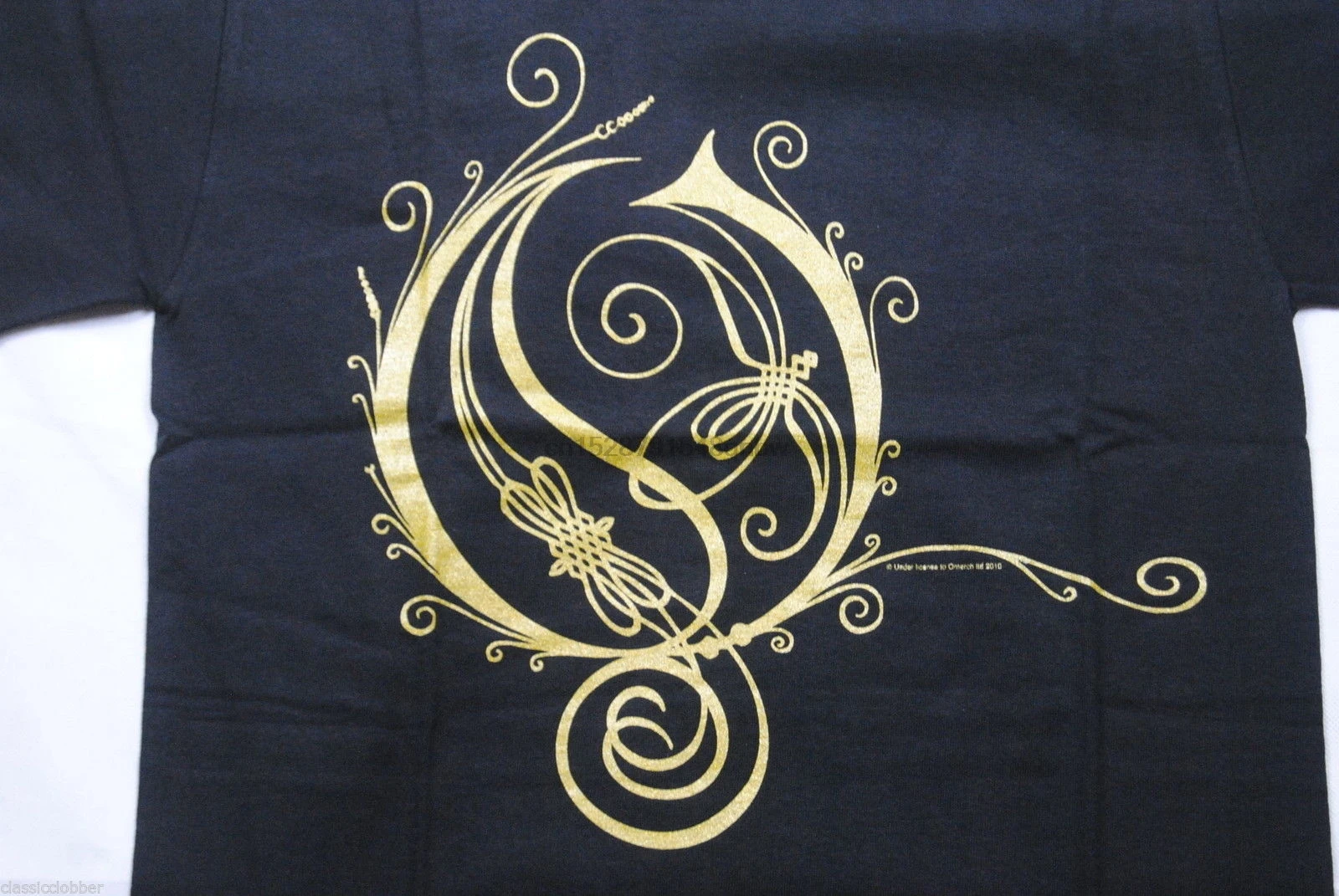 OPETH ROUNDHOUSE O LOGO футболка маленькая новая официальная Орхидея удавка | Мужская