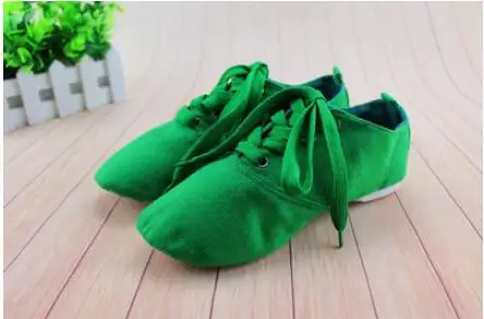 Новинка мужская и женская парусиновая танцевальная обувь для джаза ботинки на