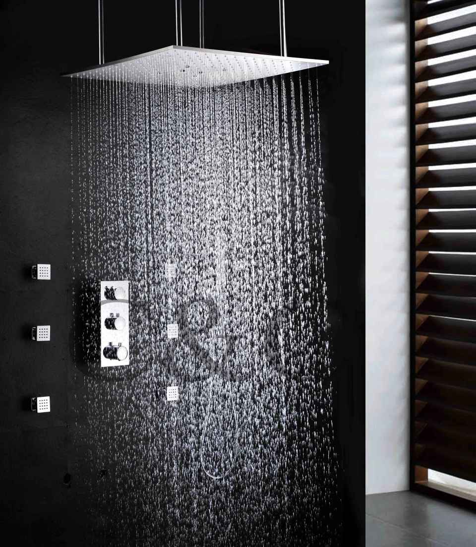 Термостатический смеситель для душа насадка и 20 дюймов | Строительство ремонт