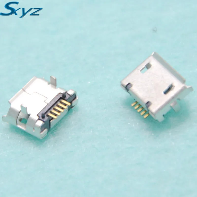 10 шт. Micro USB 5pin DIP Разъем для мобильного телефона мини зарядка через разъем