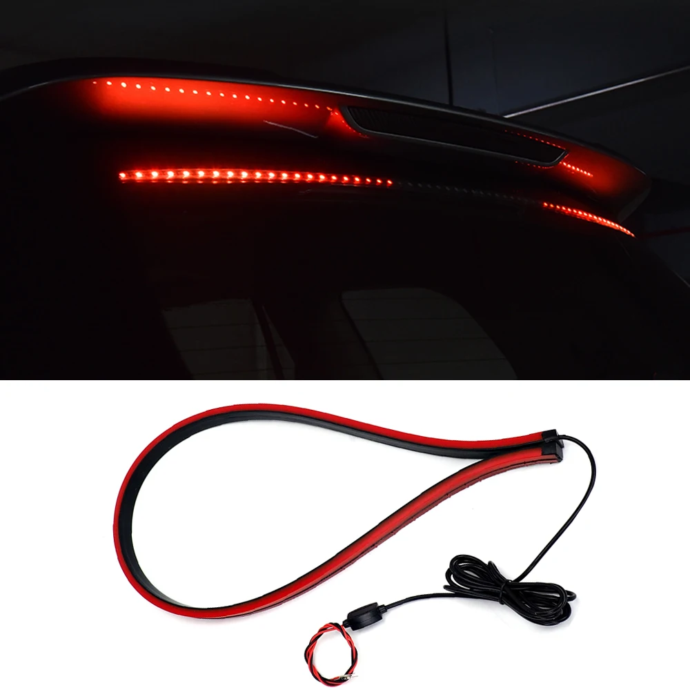 12V T10 светодиодный стоп светильник мигающие тормозные полосы Безопасность