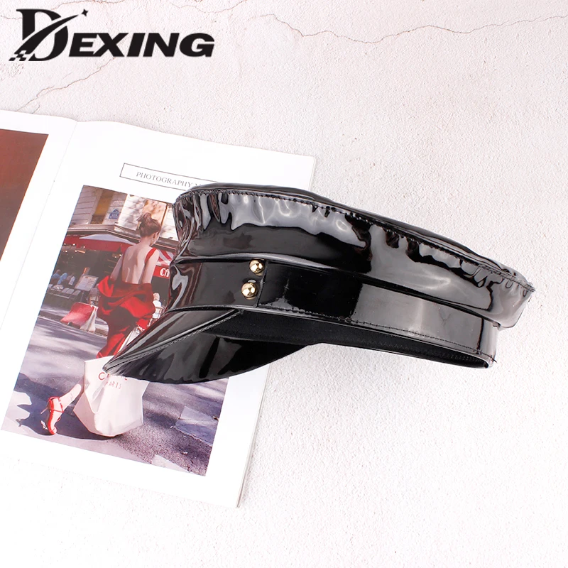 Новые Яркие Кожаные желтые шапки в стиле милитари из искусственной кожи, зимние женские береты в стиле панк, кепки с плоским верхом, шапки для девочек и мальчиков, кепка Newsboy