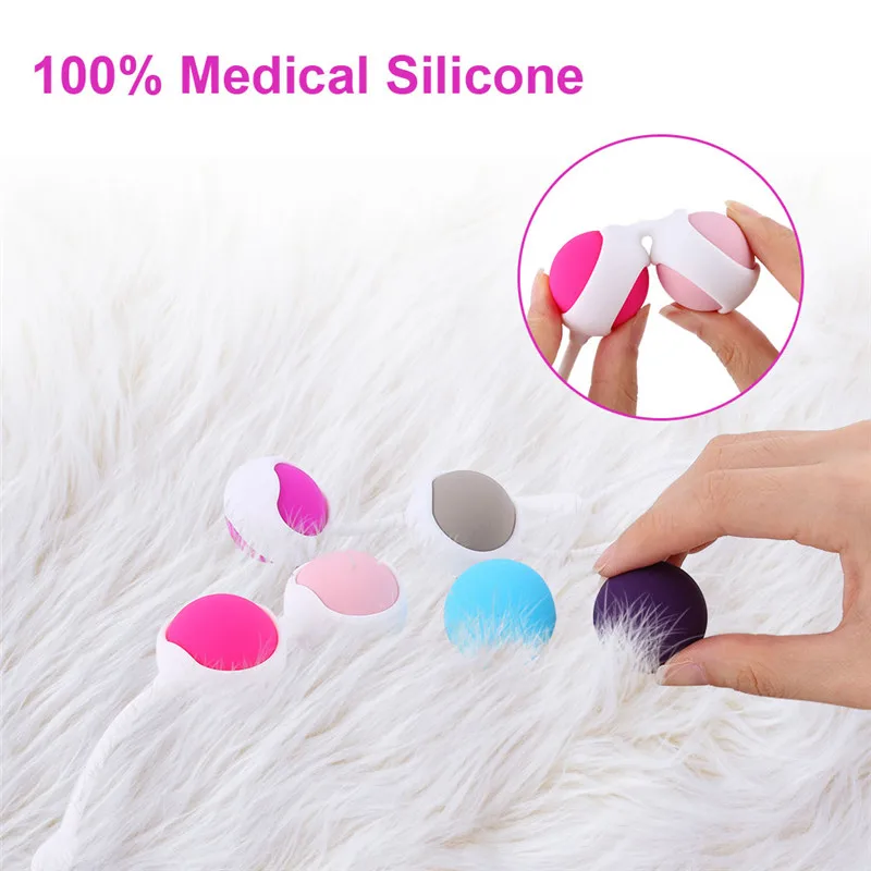 6 шт. силиконовые шарики для мышц тазового дна|Стимулирующий шарик| |