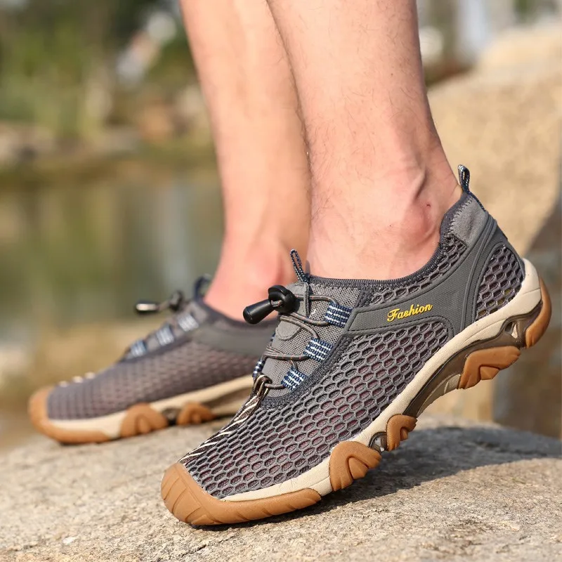 Aleader Breathable Men Casual Shoes New 2019 Summer Cool Mesh Walking Outdoor Mens Trainers Male | Обувь