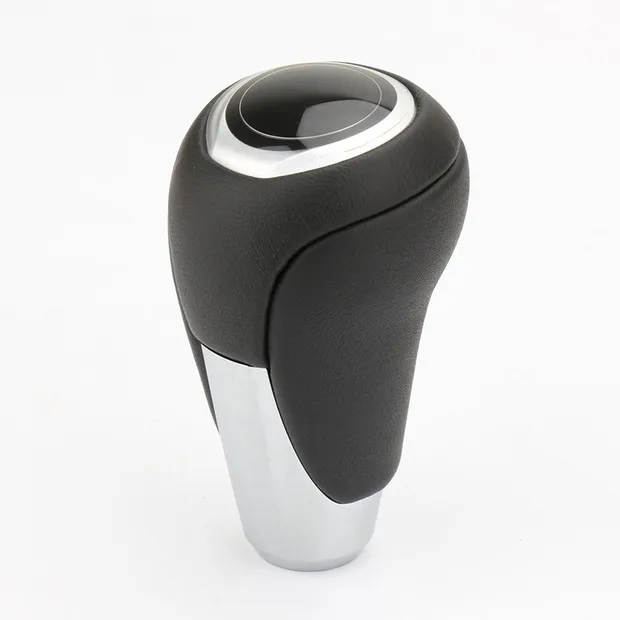 Genuine Leather Automatic Car Gearbox Handles Lever Stick for Suzuki Wagon Sedan Auto Swift Grand vitara Gear Shift Knob - Color Name: Genuine Leather