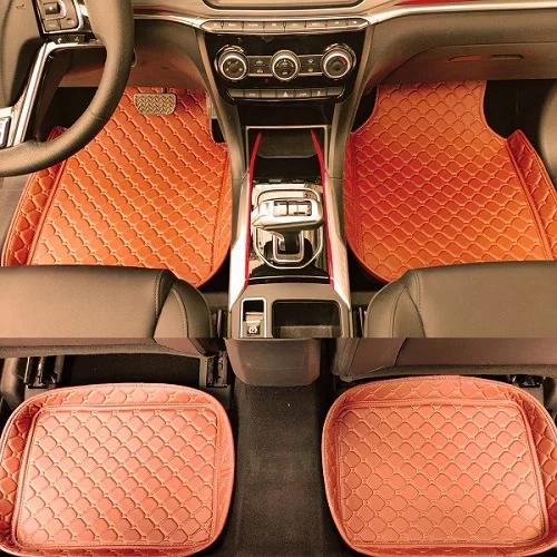 brown Автомобильные коврики для Mercedes Benz A B C E class W211 W212 W204 W205 W176 W169 W245 W246 всепогодные ковры - Название цвета: brown
