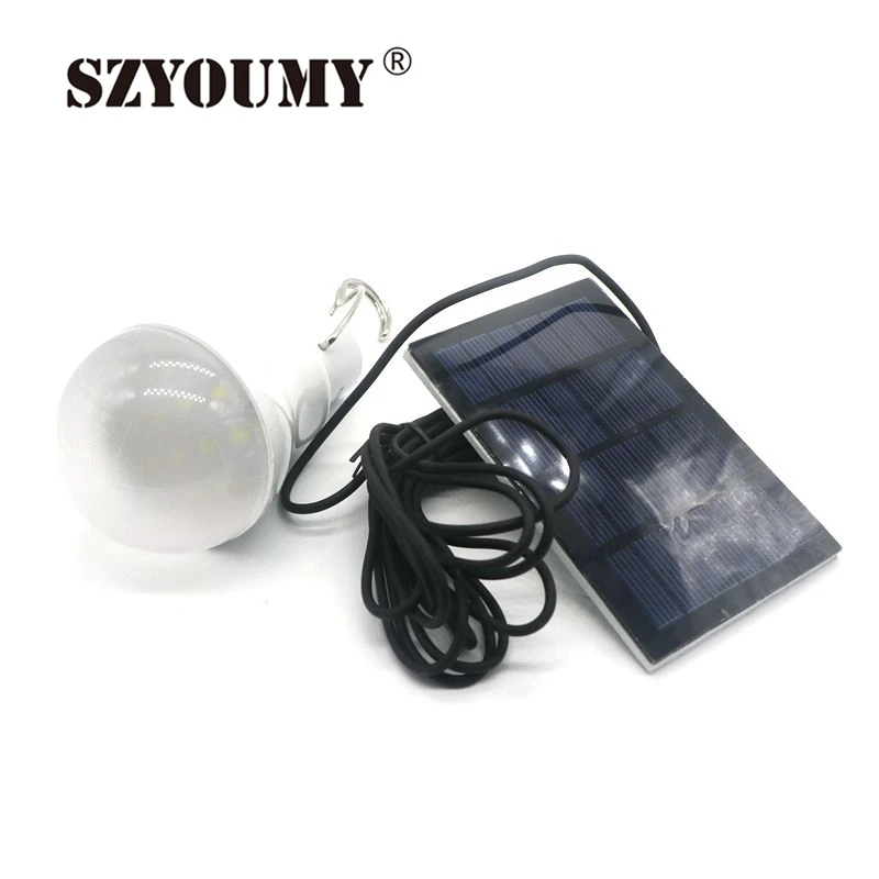 SZYOUMY 15 Вт лампа на солнечной батарее портативная Светодиодная энергии