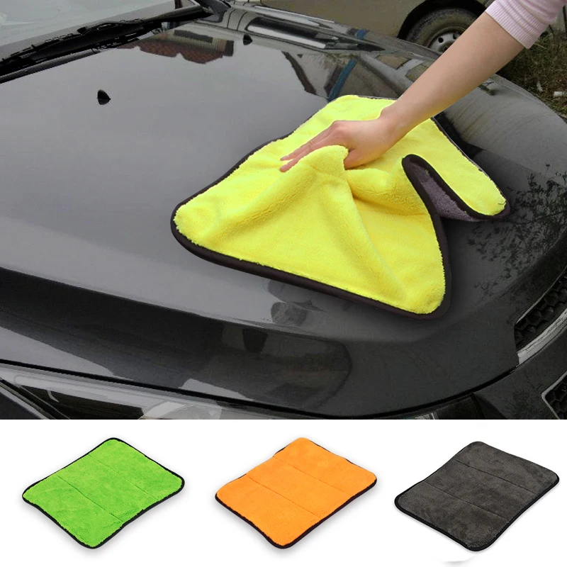 1 шт. двухсторонняя плюшевая салфетка для чистки автомобиля 45 х38 см|clean dust|car cleaning